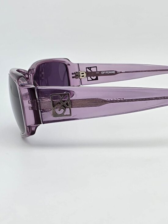 GF Ferre FF55403 Crystal Dark Purple Frame Dark Purple Lens Sunglasses Italy main image 13
